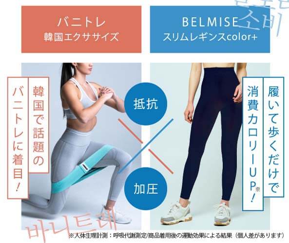 スリムレギンス バニトレ×ベルミス