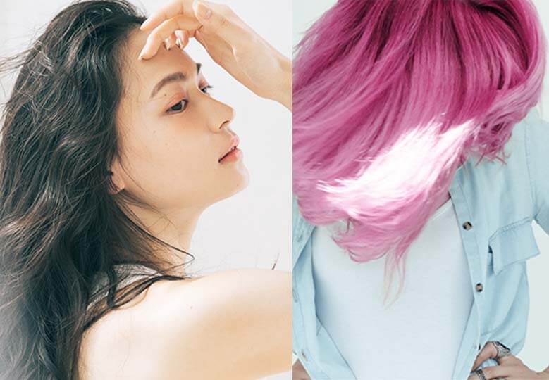 ifur　黒髪　ピンク